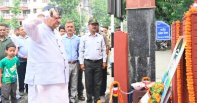 सैनिक कल्याण मंत्री गणेश जोशी ने अमर शहीद मेजर भूपेन्द्र कण्डारी की 23वीं पुण्यतिथि पर दी श्रद्धांजलि